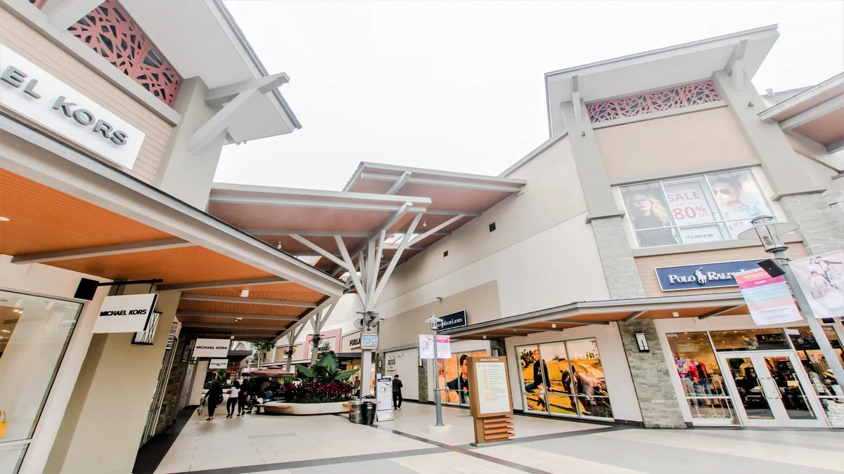 Shopfronts at Genting Highlands Premium Outlets