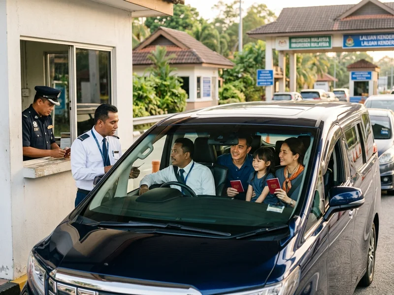 A relaxed family seated inside a premium MPV on a holiday transfer